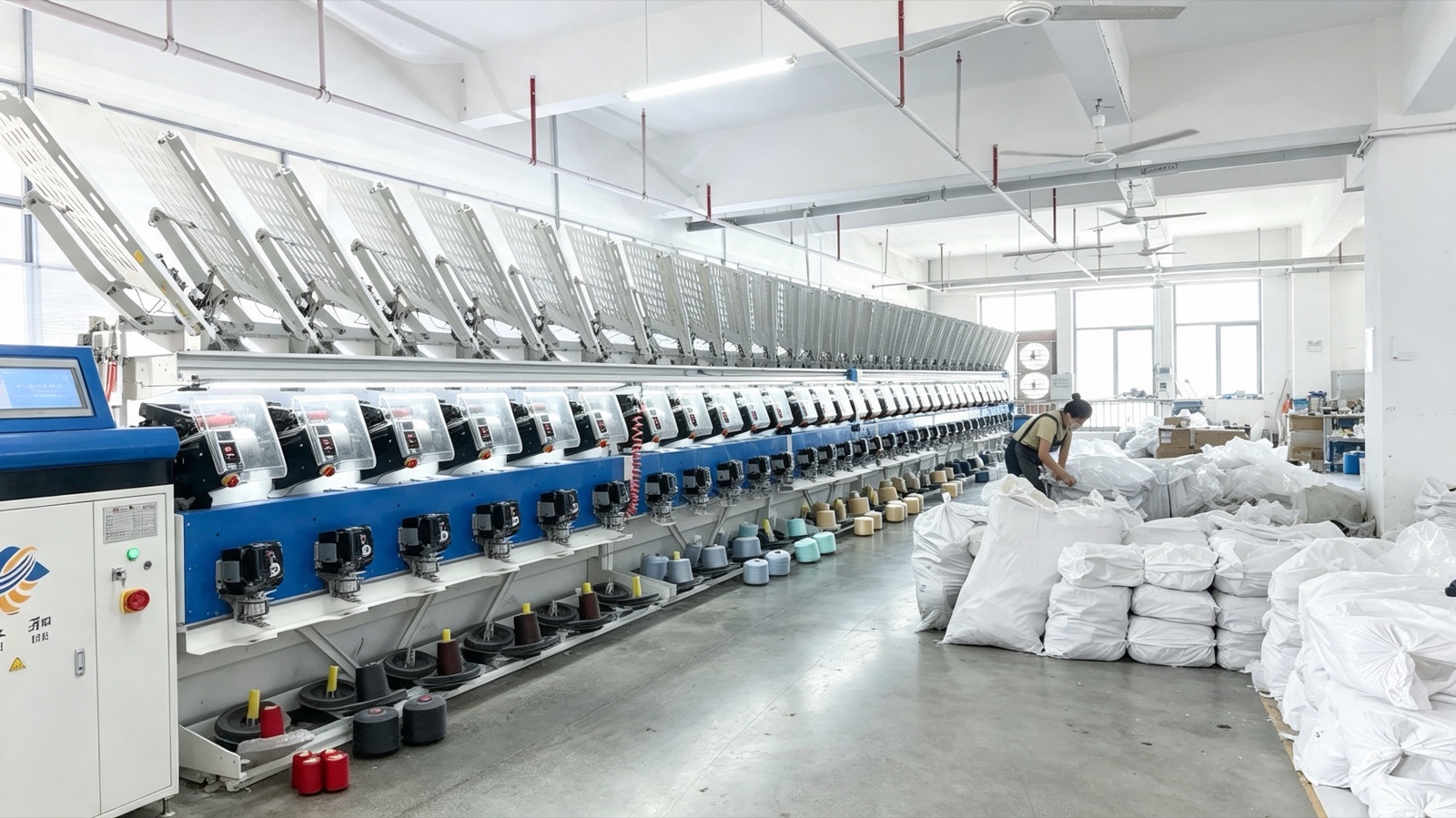 Production line at the Xiamen supplier's factory in Shishi, Fujian, China